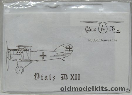 Classic Plane 1/72 Pfalz DXII - Bagged (D-XII D.XII) plastic model kit